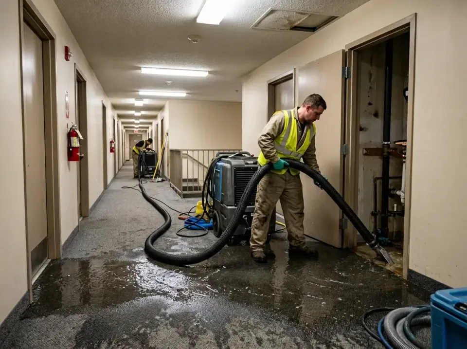 multi-unit-apartment-hallway-f-005 — frequently asked questions, Emergency Burst Pipe Water Extraction & Removal in Piqua, OH